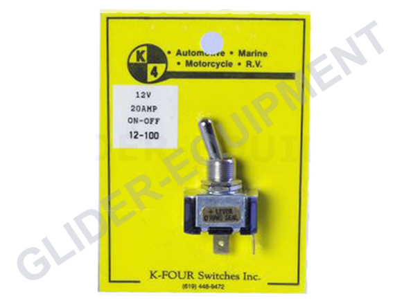 K4 main switch on/off Ø12mm 20A  [12-100]